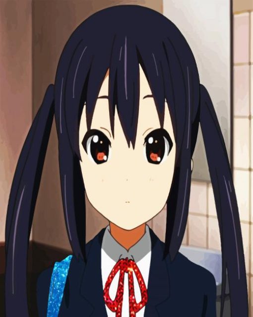 Azusa Nakano Anime Character Paint By Number