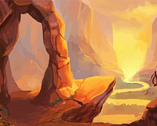 Badlands Art Paint By Number