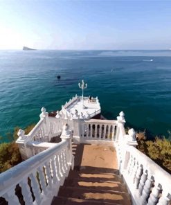 Balcon Del Benidorm Spain paint by numbers