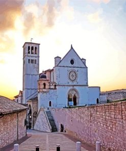 Basilica of San Francesco d Assisi paint by numbers