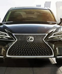 Black Lexus Car Paint By Number