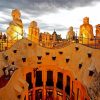 Gaudi Casa Mila Barcelona paint by numbers