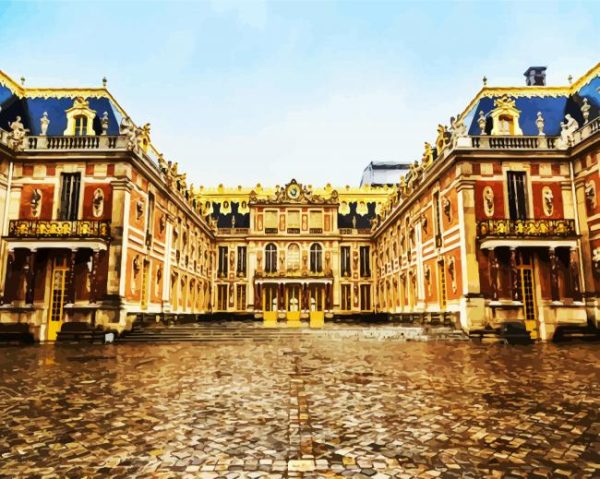 Chateau de Versailles paint by numbers