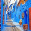 Chefchaouen City Streets paint by numbers