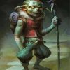 Creepy Monster Goblin Paint By Number