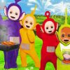 Teletubbies BBQ Paint By Number