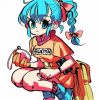 Cute Bulma paint by numbers