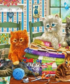 Cute Kitties paint by numbers