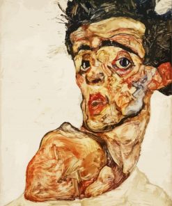 Egon Schiele Portrait Paint By Number