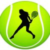 Female Tennis Player Art Paint By Number