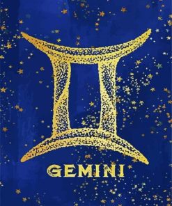 Gemini Zodiac Sign Paint By Number