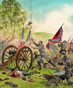 Gettysburg Battle Paint By Number