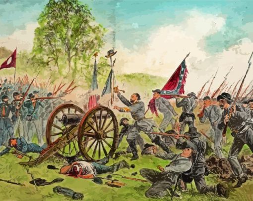 Gettysburg Battle Paint By Number