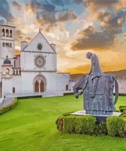 Basilica Of San Francesco D Assisi Paint By Number