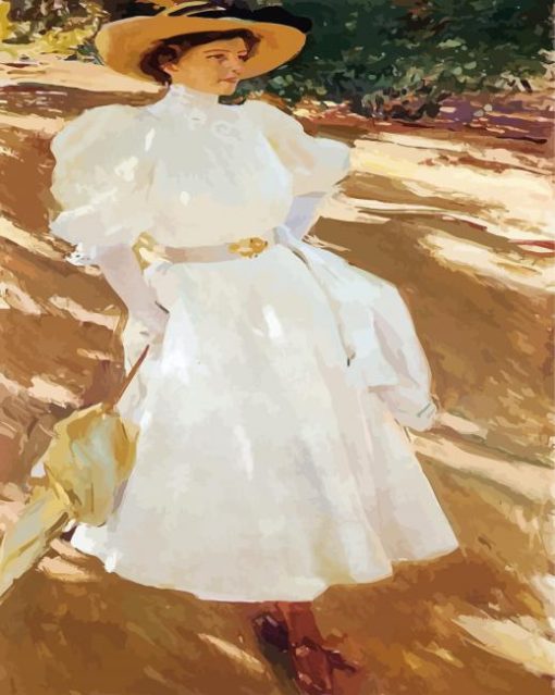 Joaquín Sorolla Maria At La Granja Paint By Number