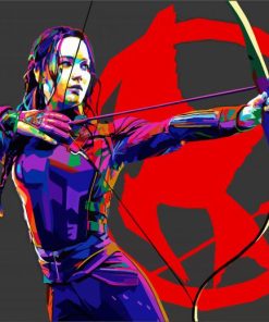 Katniss Everdeen PopArt Paint By Number