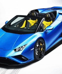 Lamborghini Huracan paint by numbers