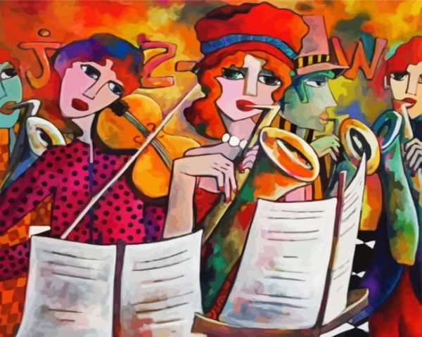 Musician Ladies Paint By Number