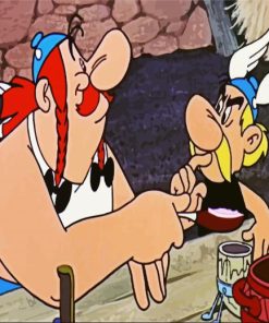 Asterix And Obelix Cartoon Paint By Number