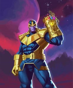 The Powerful Thanos Paint By Number