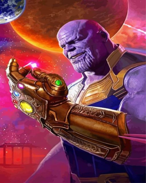 Thanos Infinity Gauntlet Paint By Number