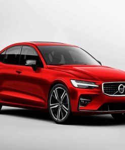 Red Volvo Sport paint by numbers