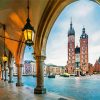 St Marys Basilica Krakow Poland Paint By Number