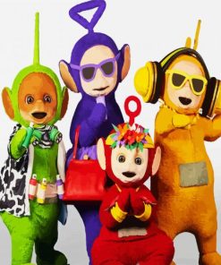 Stylish Teletubbies Paint By Number