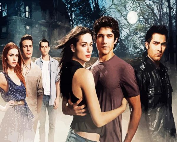 Teen Wolf Characters Paint By Number