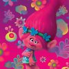 Trolls Poppy paint by numbers