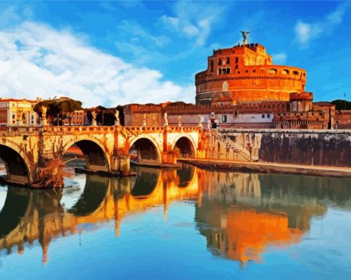 Castel Sant Angelo paint by numbers