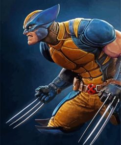 Wolverine Illustration Paint By Number