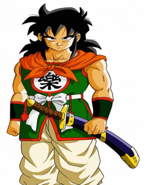 Yamcha Dragon Ball paint by numbers