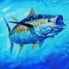 Yellowfin Tuna Fish paint by numbers