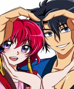 Yona and Hak Son paint by numbers