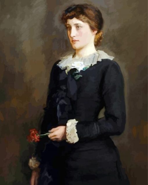 A Jersey Lily John Everett Millais paint by numbers