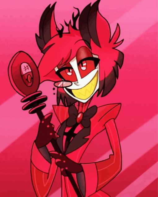 Hazbin Hotel Alastor Character Paint By Number