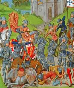 Agincourt Battle Art Paint By Number