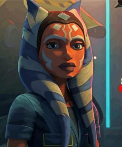 Ahsoka Tano Star Wars Clone Paint By Number