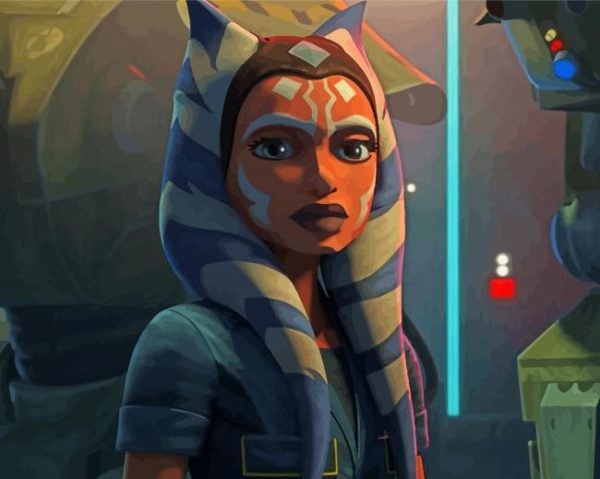 Ahsoka Tano Star Wars Clone Paint By Number