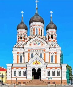 Alexander Nevsky Cathedral Tallinn paint by numbers