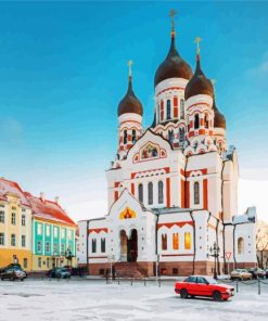 Alexander Nevsky Cathedral Tallinn paint by numbers