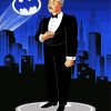 Alfred Pennyworth and Batman paint by numbers