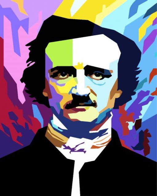 Allan Poe PopArt Paint By Number