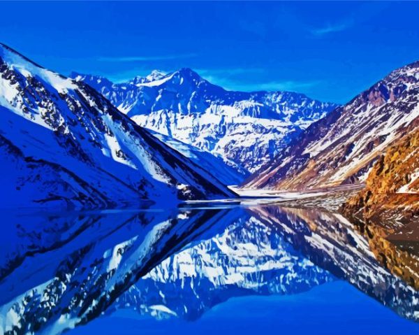 Andes Mountains Paint By Number