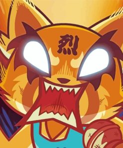 Angry Aggretsuko Paint By Number