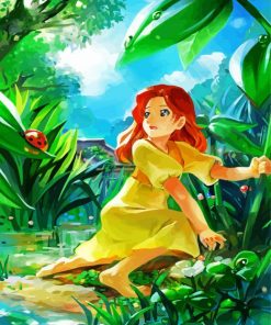 Anime Arrietty Art paint by numbers