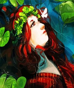 Anime Ophelia paint by numbers