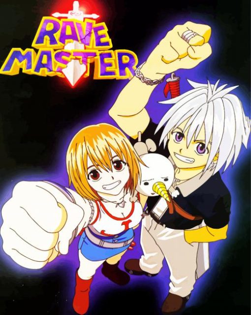 Anime Rave Master paint by numbers