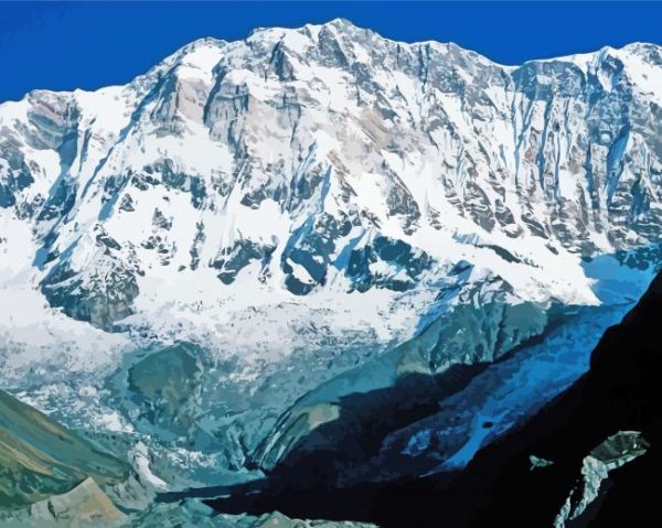 Annapurna Nepal Paint By Number